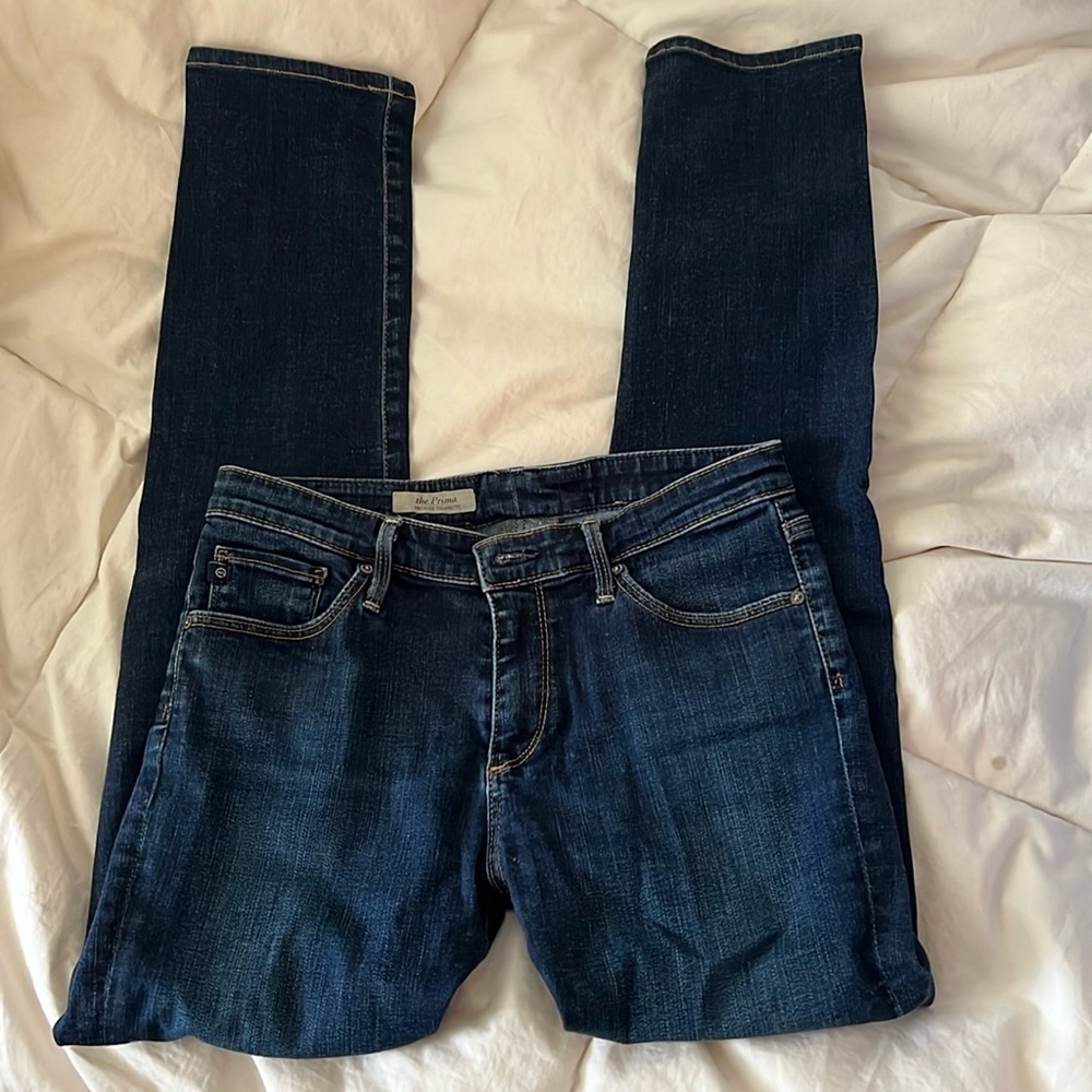 AG Jeans Prima Mid-Rise Cigarette Jeans. Size 27 R.